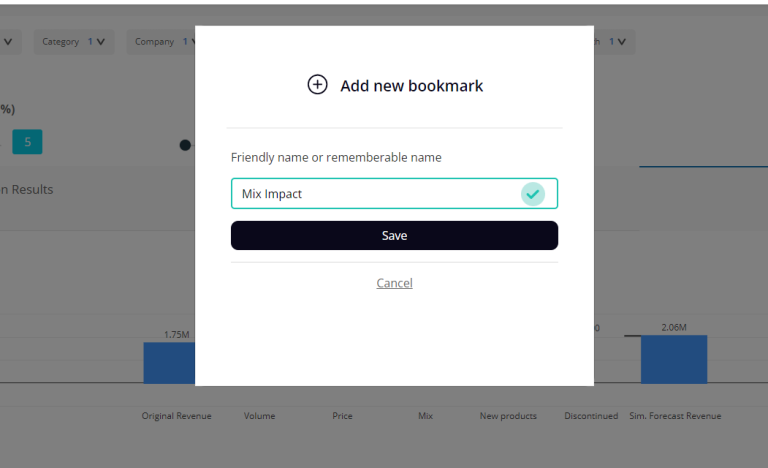Bookmarking option inside RAI platform